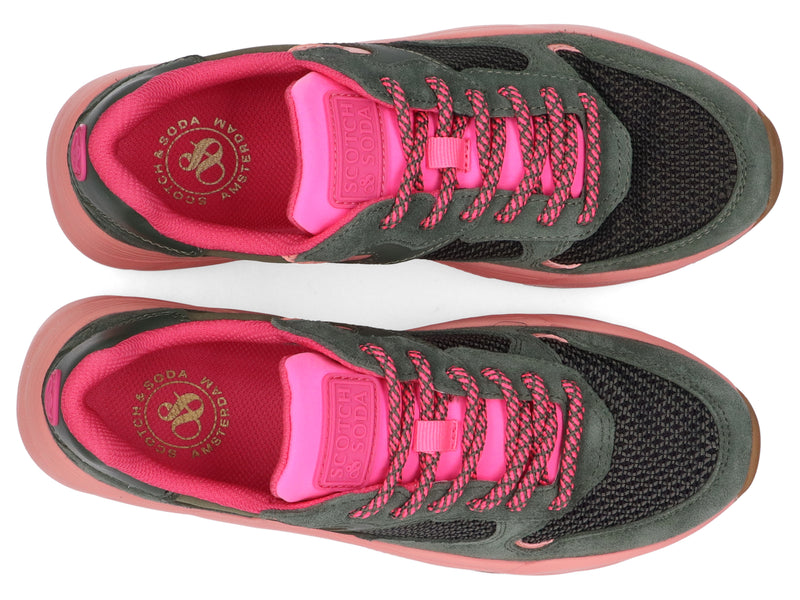 Celest - Baskets - Vert-Rose