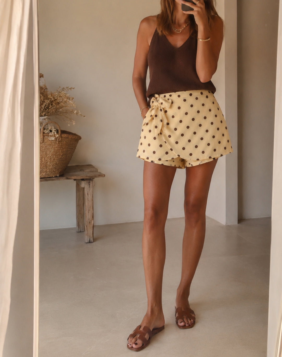 Jupe Pois Jaune