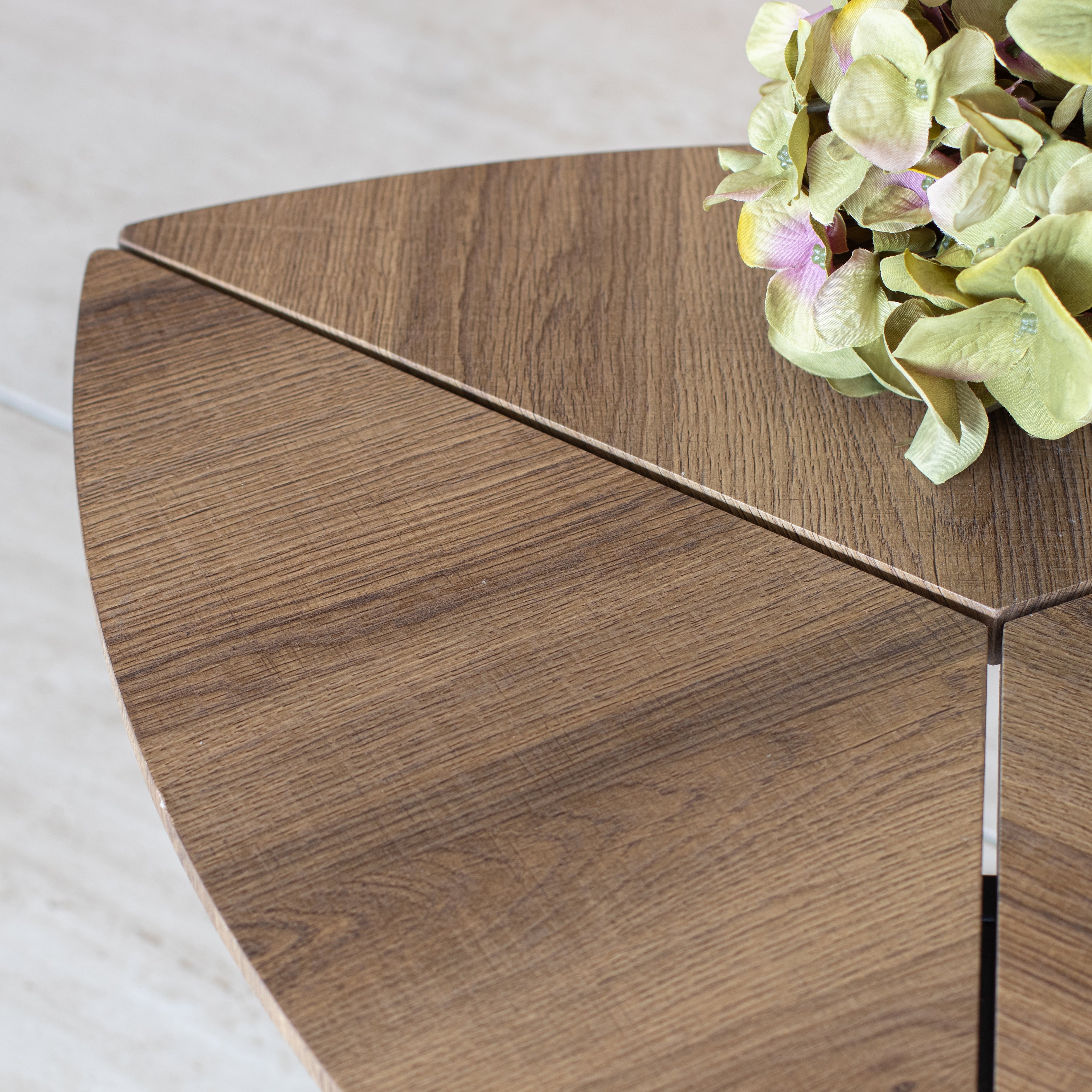 Cobra - Set De 2 Tables Gigognes - Fibre De Bois - Naturel