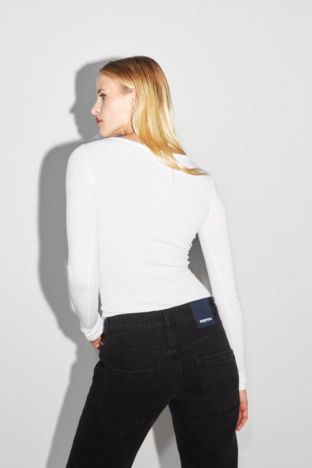 Le Tshirt Hugo Blanc Manches Longues