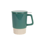 Tetera + Filtro - Acanalado - Gres + Inox - Natural