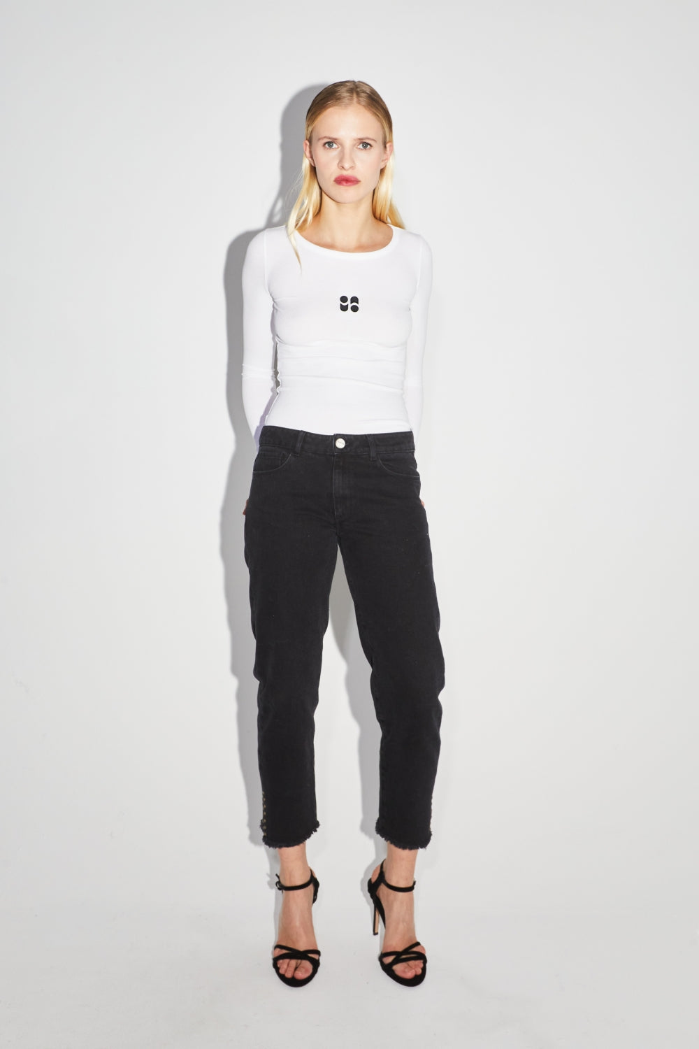 Le Tshirt Hugo Blanc Manches Longues