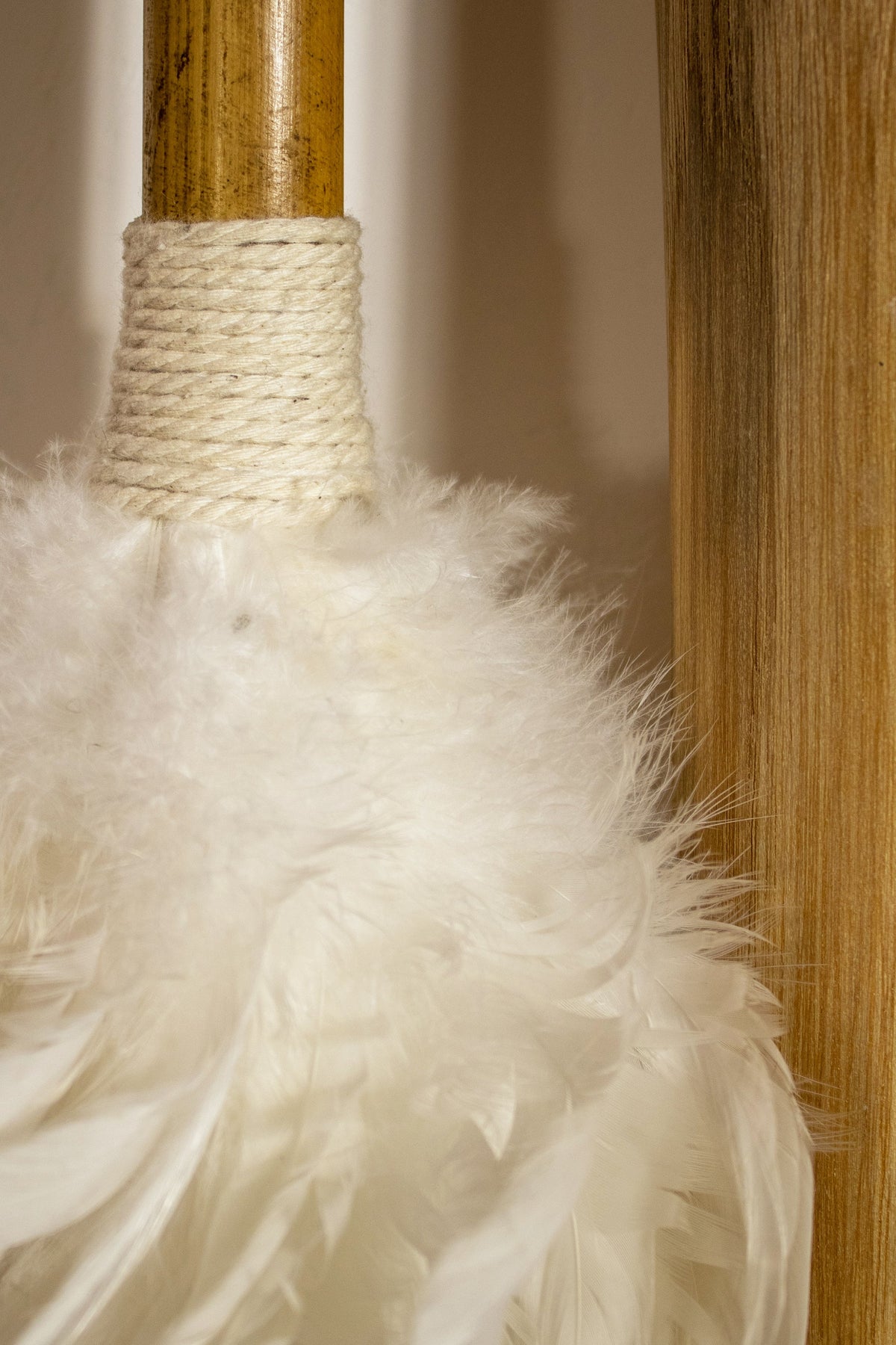 Kemoa - Plumero - Bambú/Plumas - Blanco