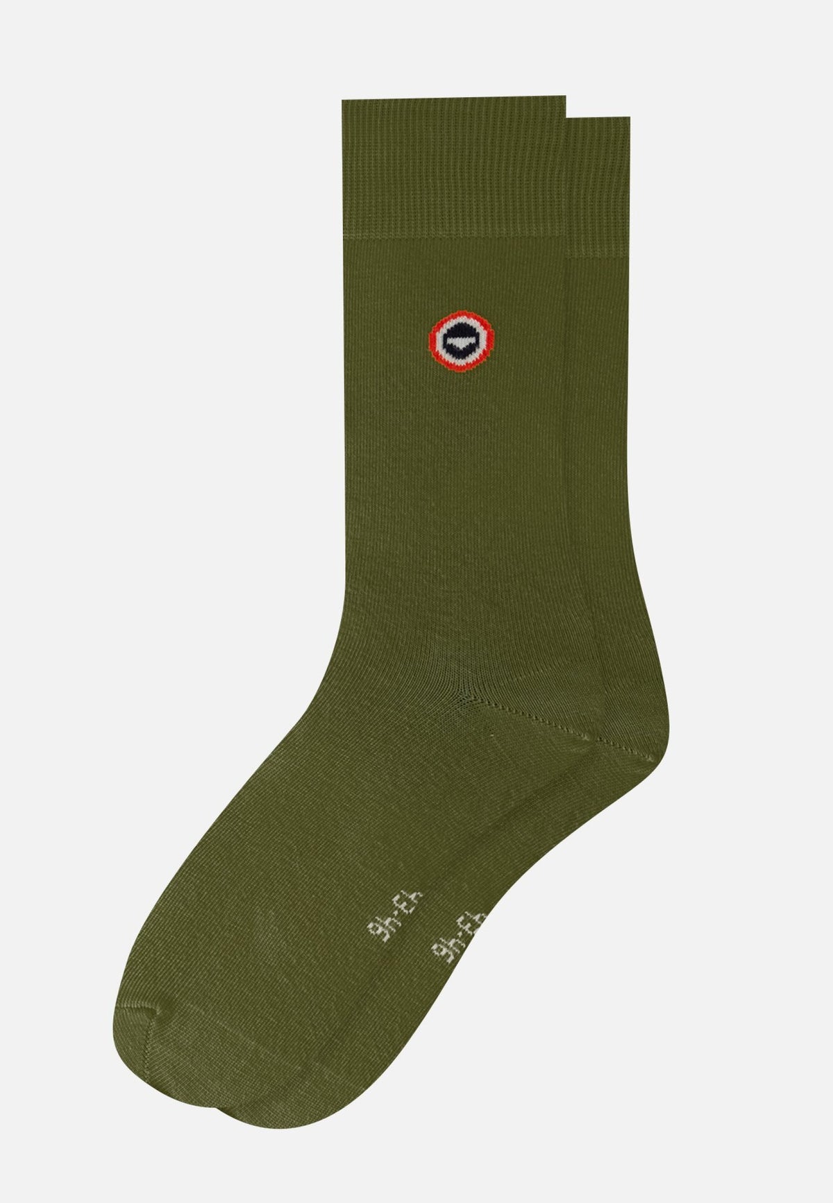 Chaussettes Mi-Hautes Unies Robuste - Kaki Véronèse