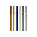 Juego de 12 Pajitas - Colorea - Vidrio Borosilicato - Natural