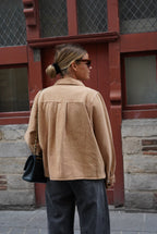 Laura Denim Jacket Camel
