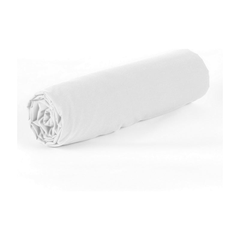 Drap Housse - Coton Bambou - Blanc