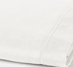 Double Flat Sheet in Cotton-Bamboo - Bamboo White - Snowflake