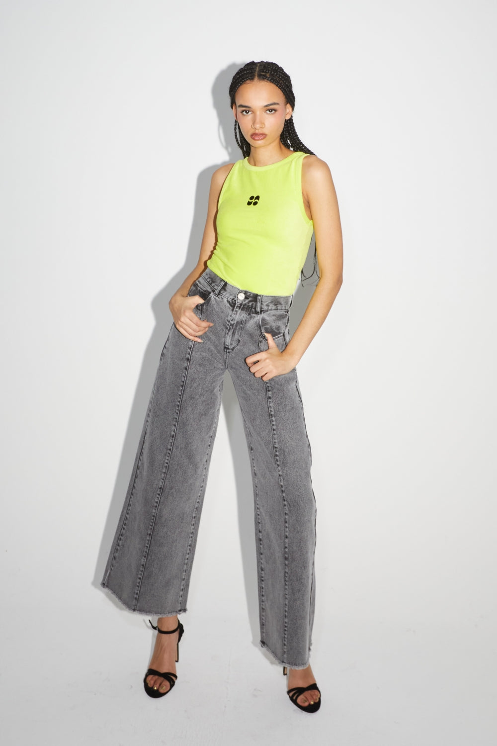 Le Top Milo En Velours Fluo
