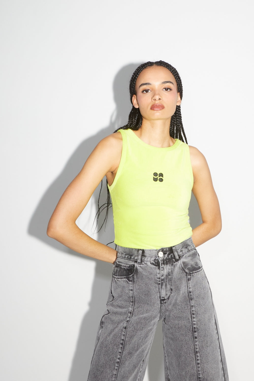 Le Top Milo En Velours Fluo