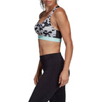 Adidas - Sujetador Deportivo Stronger For It Iteration Adidas By Stella Mccartney - Beige Y Negro - Mujer