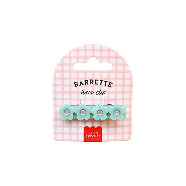 Barrette Cheveux - Fleur Mint