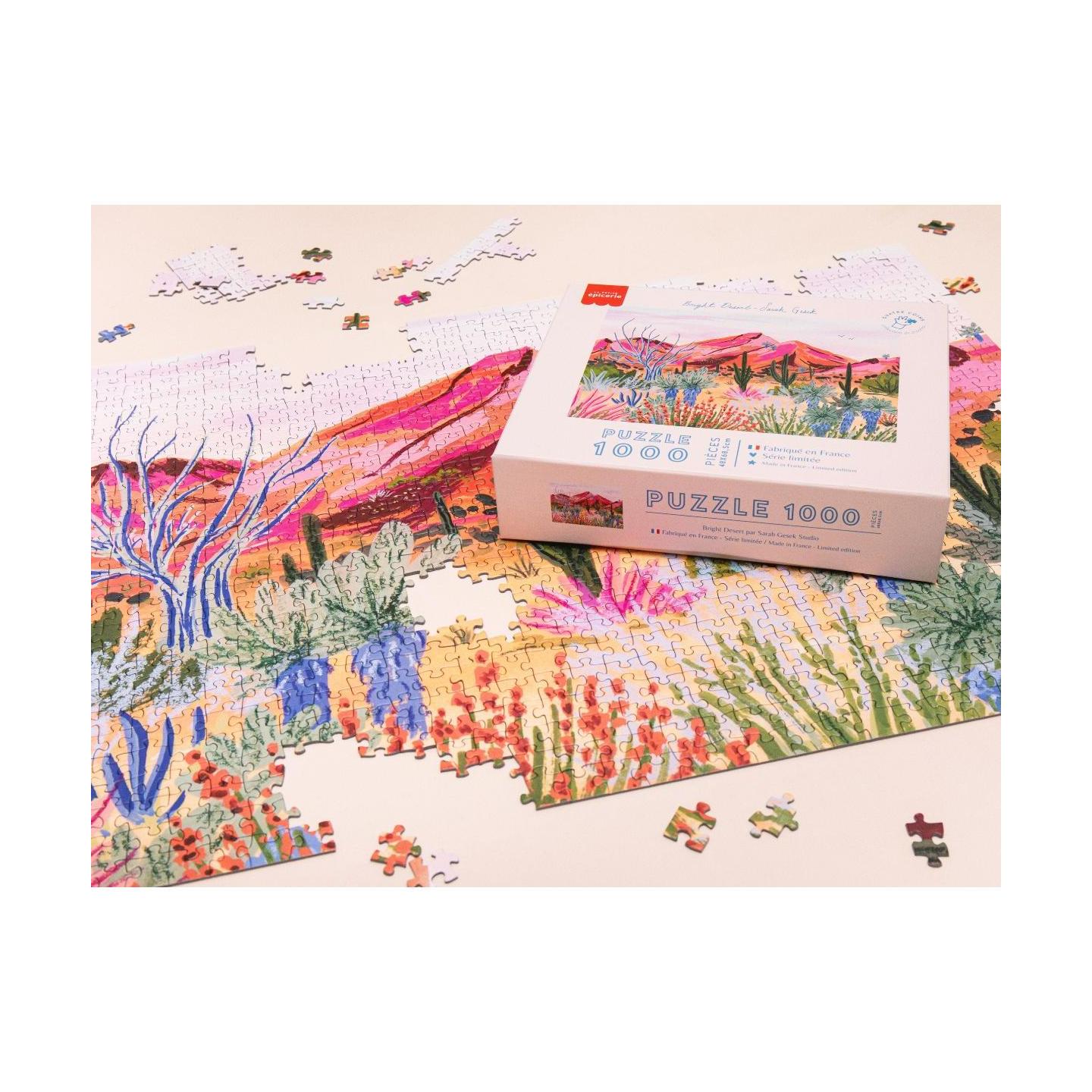 Bright Desert Puzzle By Sarah Gesek - 1000 Pieces