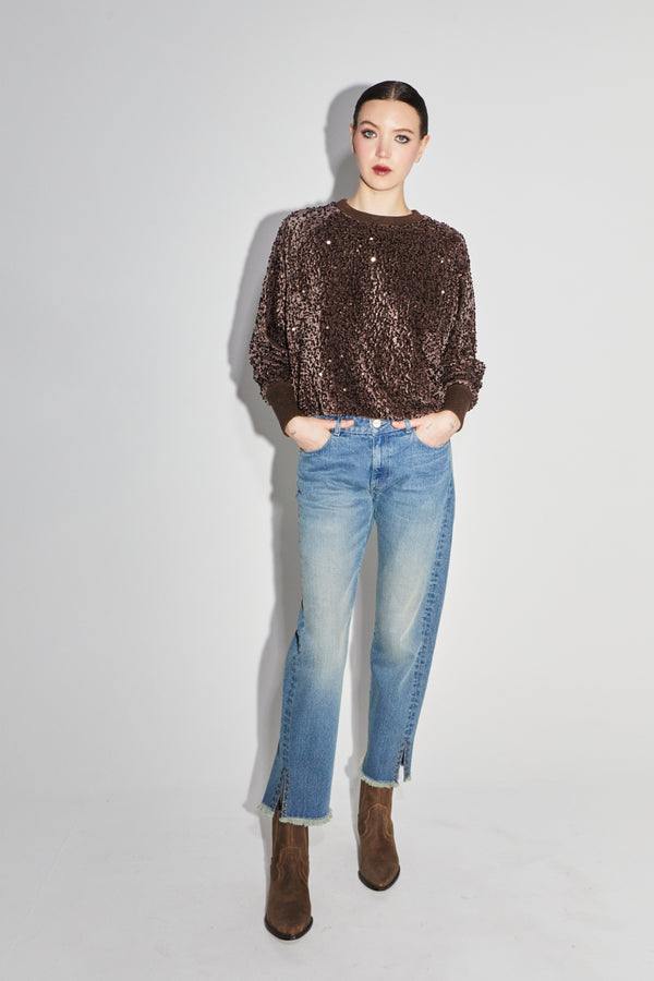 Jeansy Alex Straight Used Blue - Niebieskie