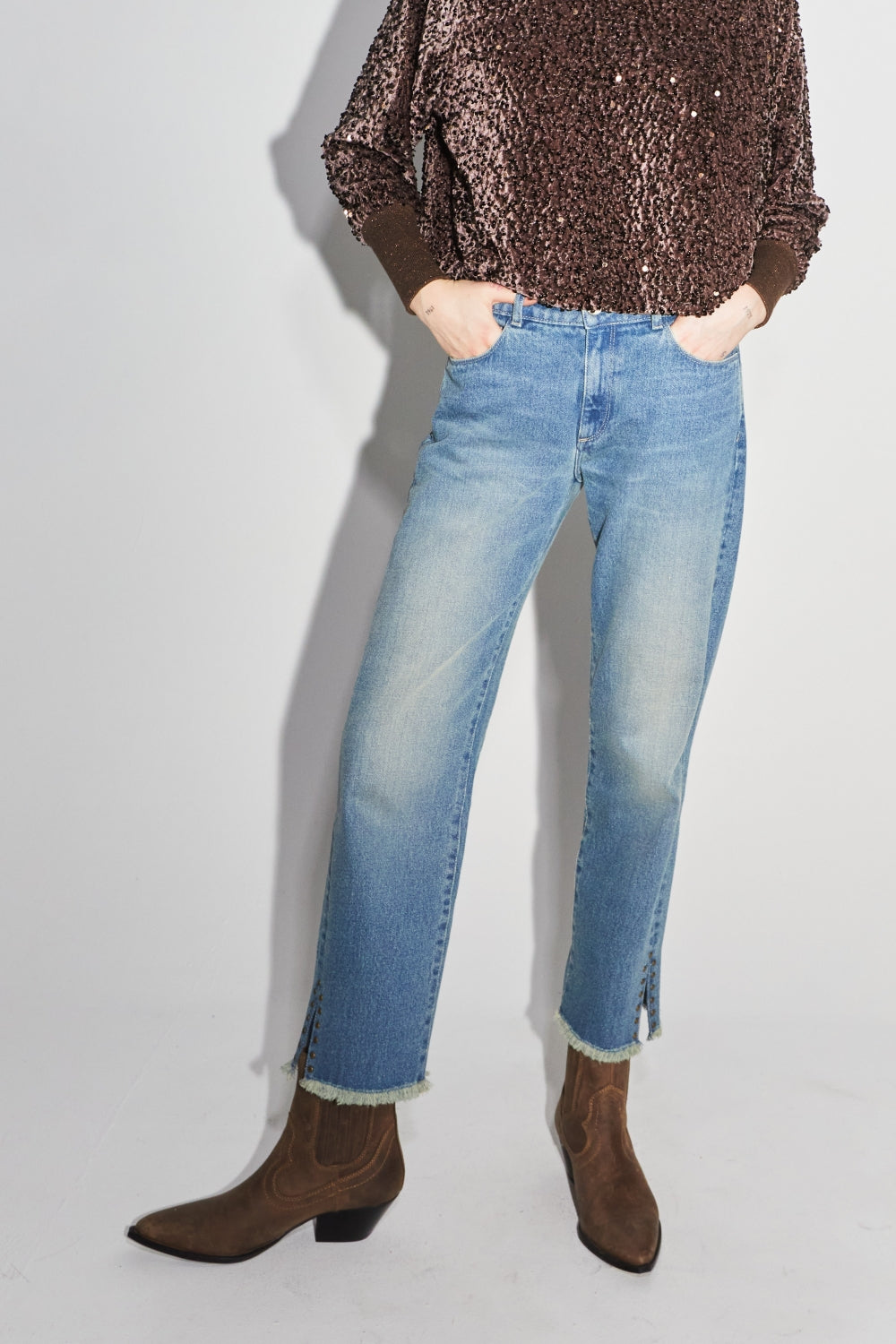 Denim Alex Raka Used Blue - Blå