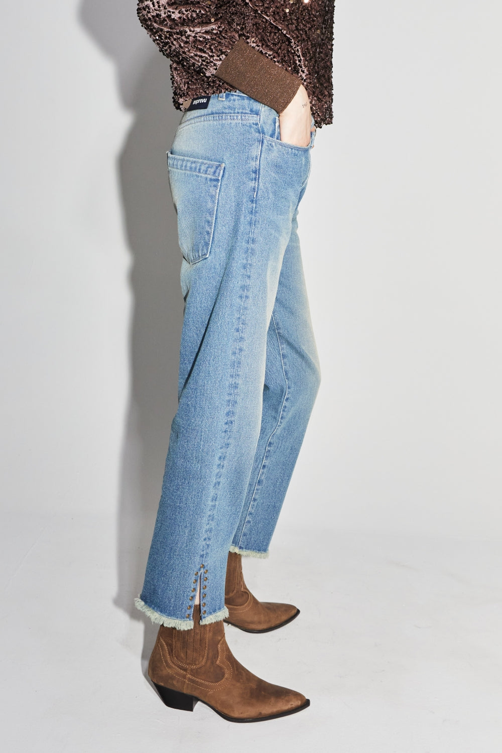 Denim Alex Raka Used Blue - Blå