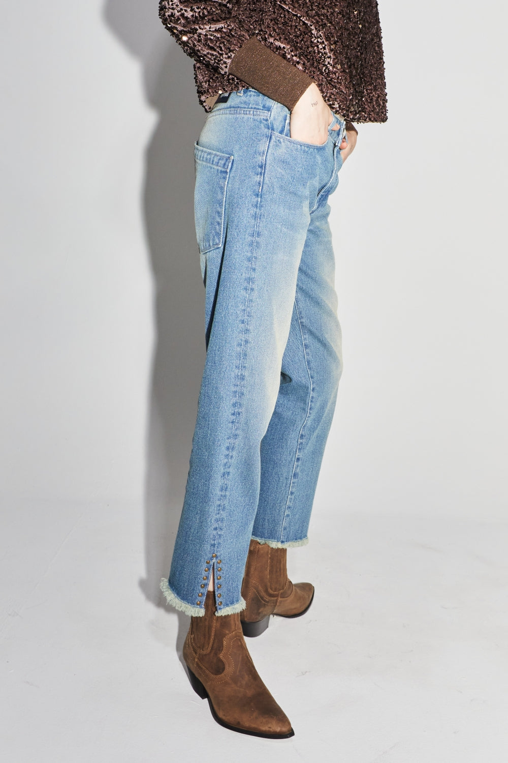 Denim Alex Raka Used Blue - Blå