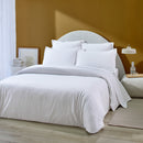 Housse De Couette - 100% Flanelle de Coton - Orea - Blanc