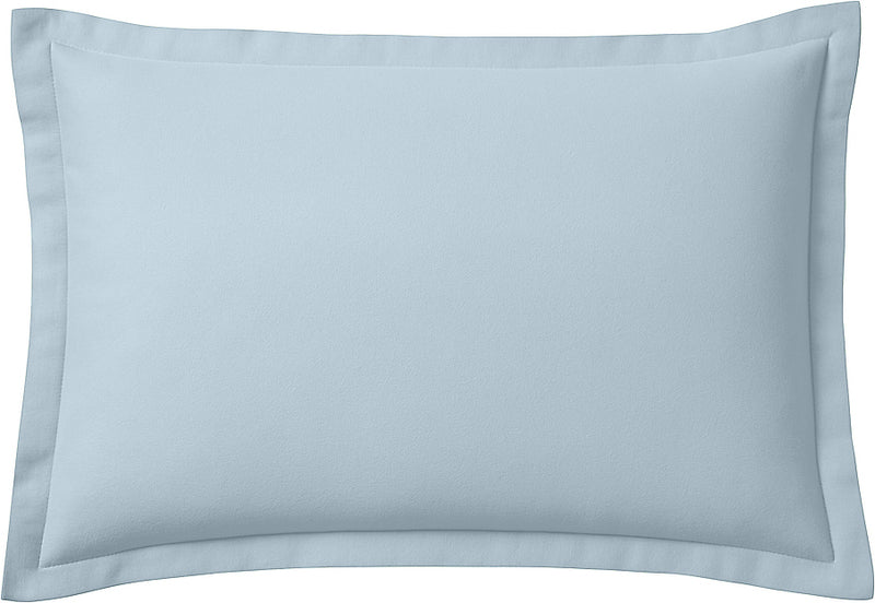 Taie D'Oreiller - 100% Flanelle de Coton - Orea - Bleu