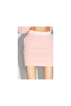 El Blake Preppy rosa Minifalda