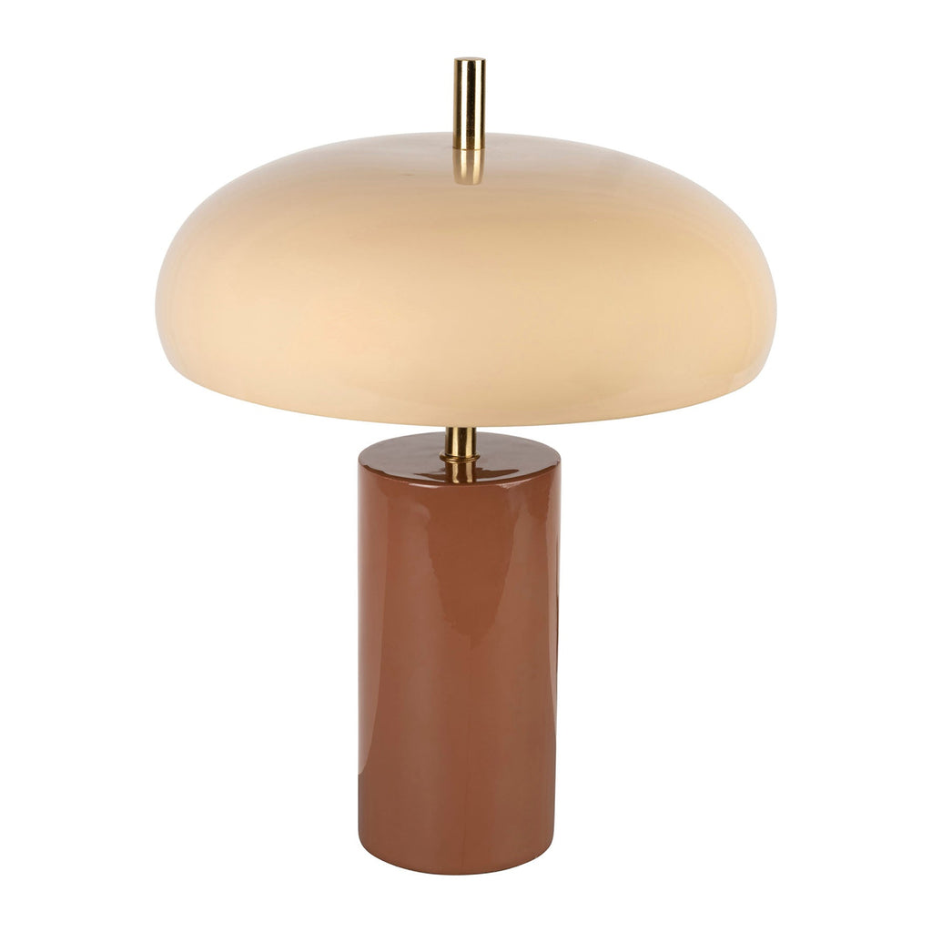 Lámpara - Arty - Hierro - Terracota + Beige