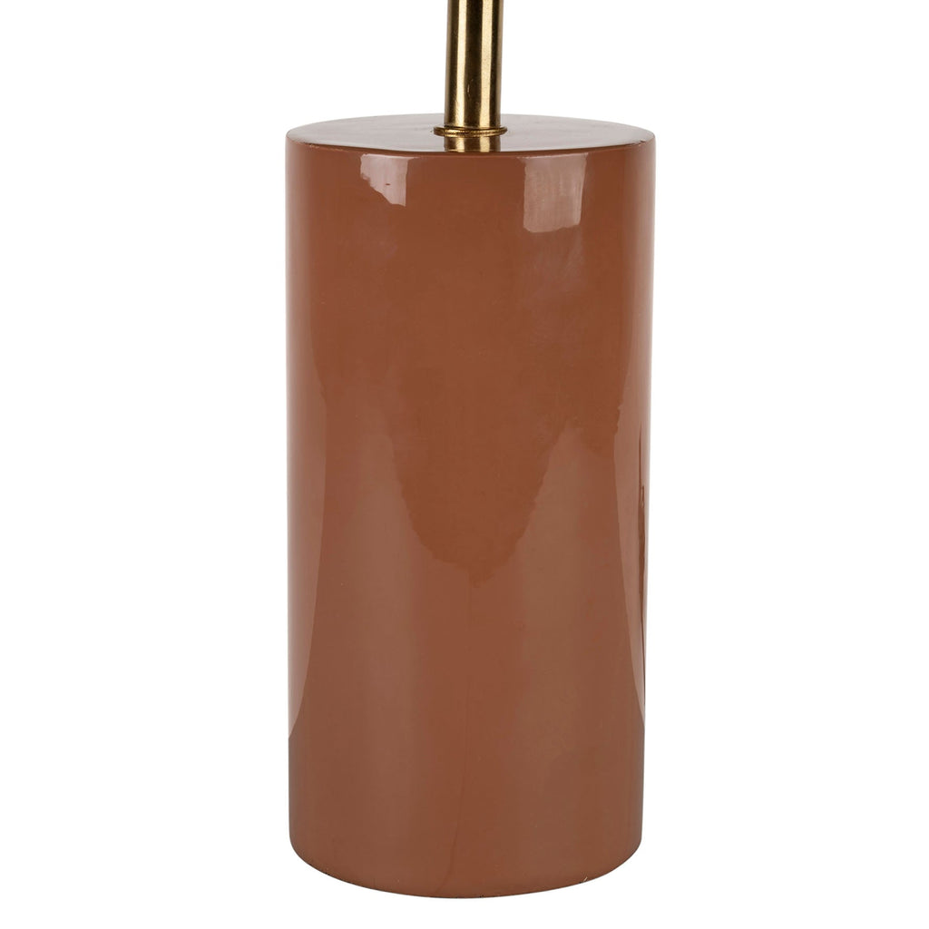 Lámpara - Arty - Hierro - Terracota + Beige