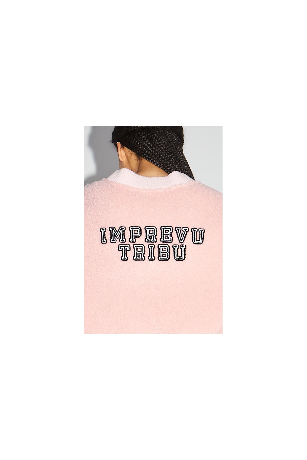 Chaqueta tipo cárdigan rosa Preppy de The Jackson