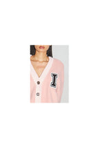 Chaqueta tipo cárdigan rosa Preppy de The Jackson