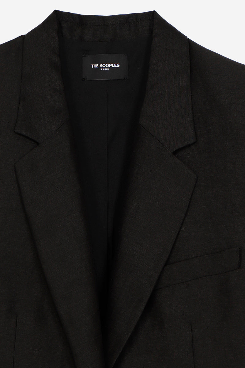 The Kooples - Black Wool Blazer-Style Jacket - Women