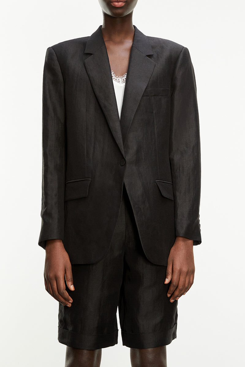 The Kooples - Black Wool Blazer-Style Jacket - Women