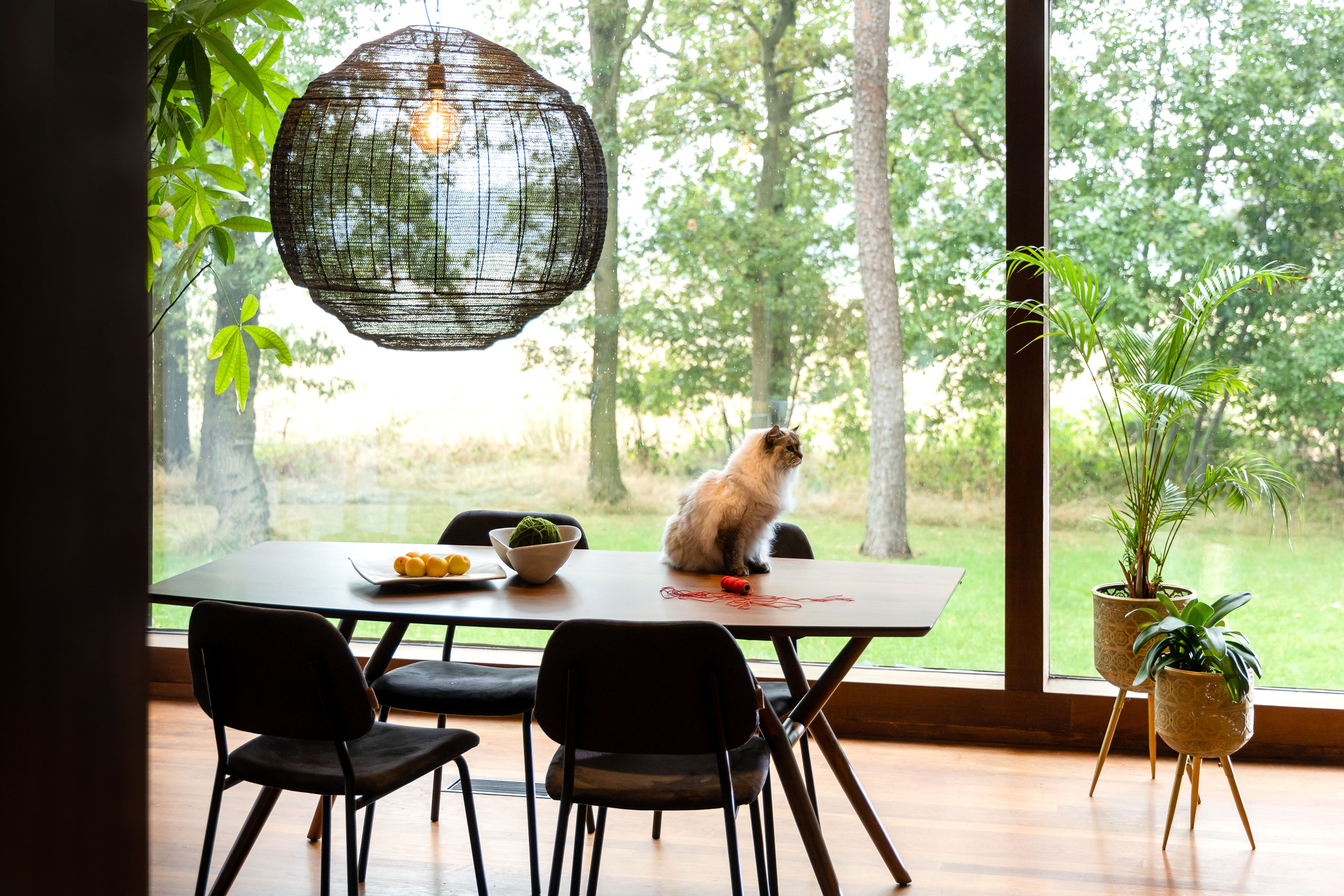 Meezan Xl - Pendant Lamp - Iron - Black