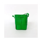 Borsa a mano Bottega Veneta Cassette a secchiello mini in pelle - Verde