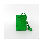 Borsa a mano Bottega Veneta Cassette a secchiello mini in pelle - Verde