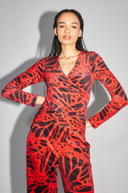 La Blouse Ela Cache-Coeur Velvet Kiku