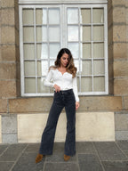 Elenette Anthracite Grey Jeans
