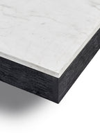 Rudolph - Table D'appoint - L - Chêne Et Marbre - Noir/Blanc