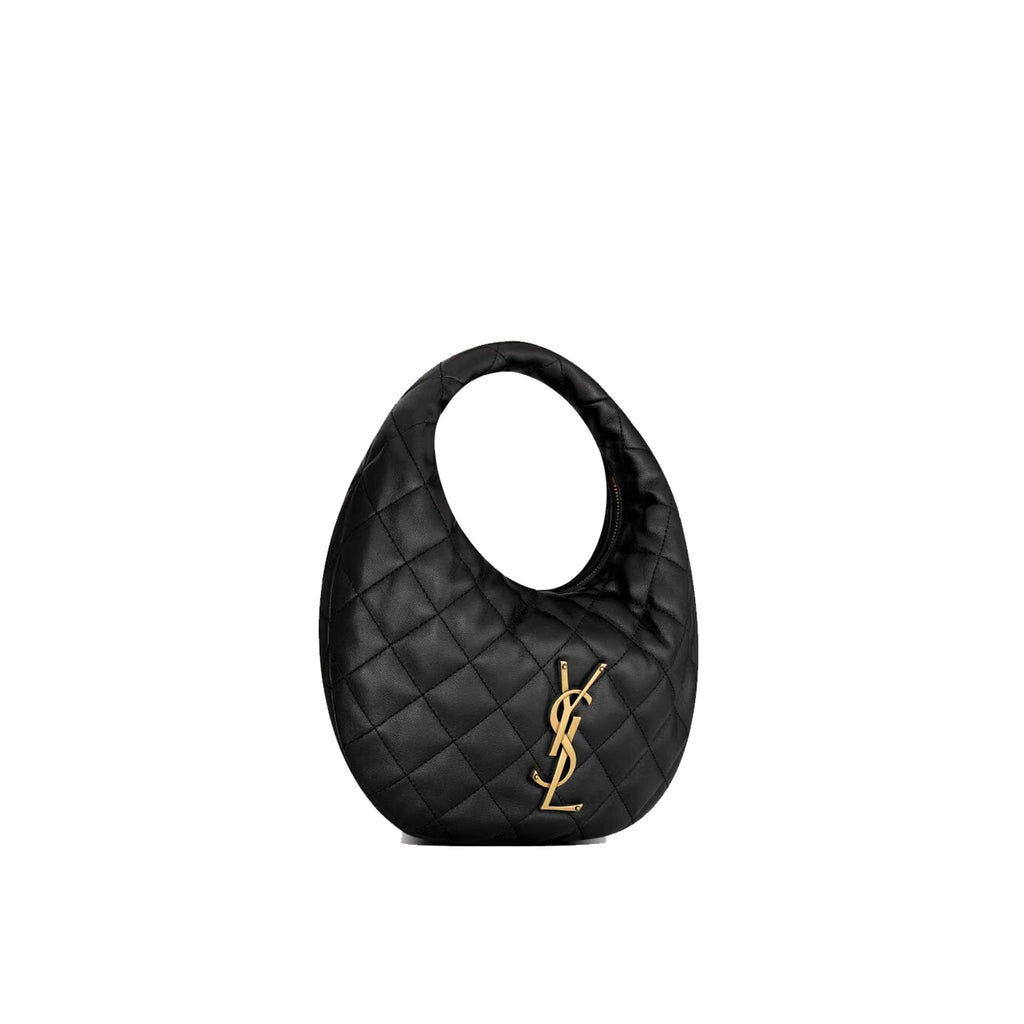 Saint Laurent - Bolso de mano Icarino acolchado - Mujeres - Negro