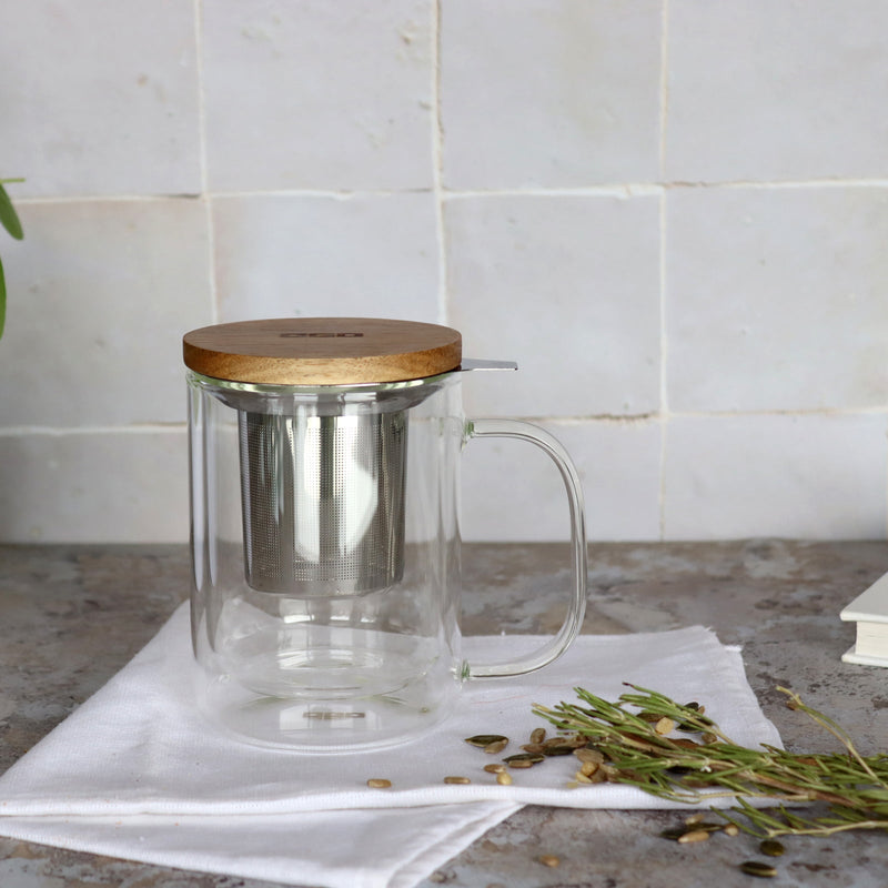 Tisanière - Gustave - Verre Double Paroi - 350Ml