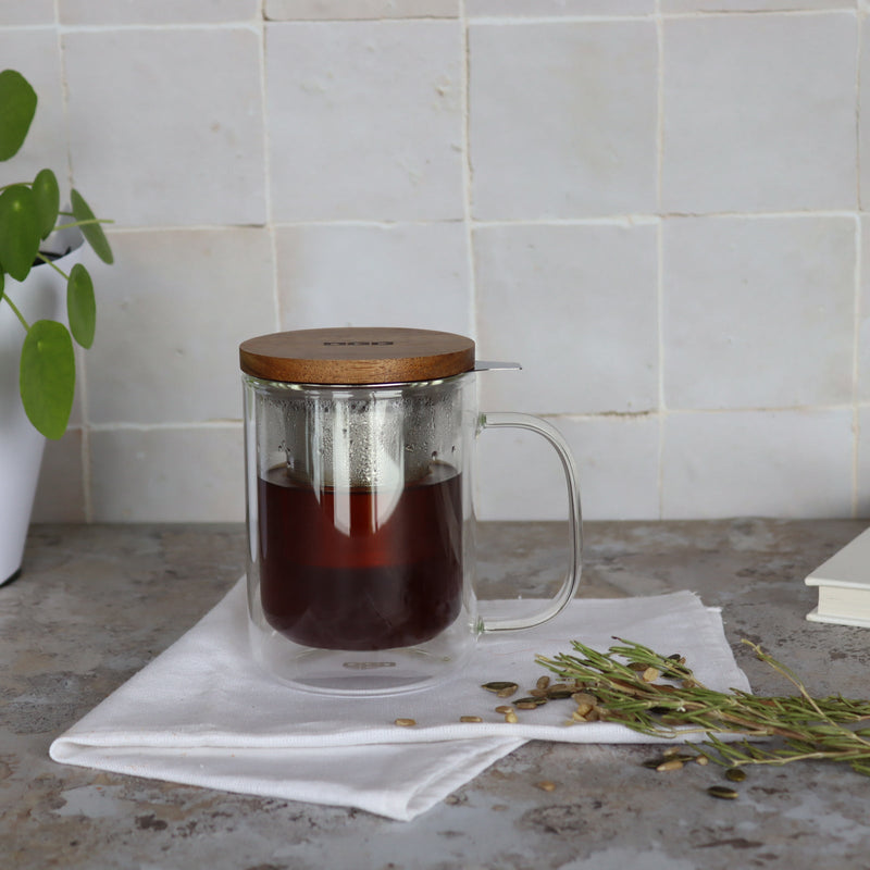 Tisanière - Gustave - Verre Double Paroi - 350Ml