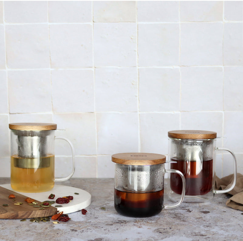 Tisanière - Gustave - Verre Double Paroi - 350Ml