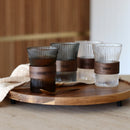 Lot De 2 Tasses Graphite - Verre Borosilicate - Karl - 250Ml