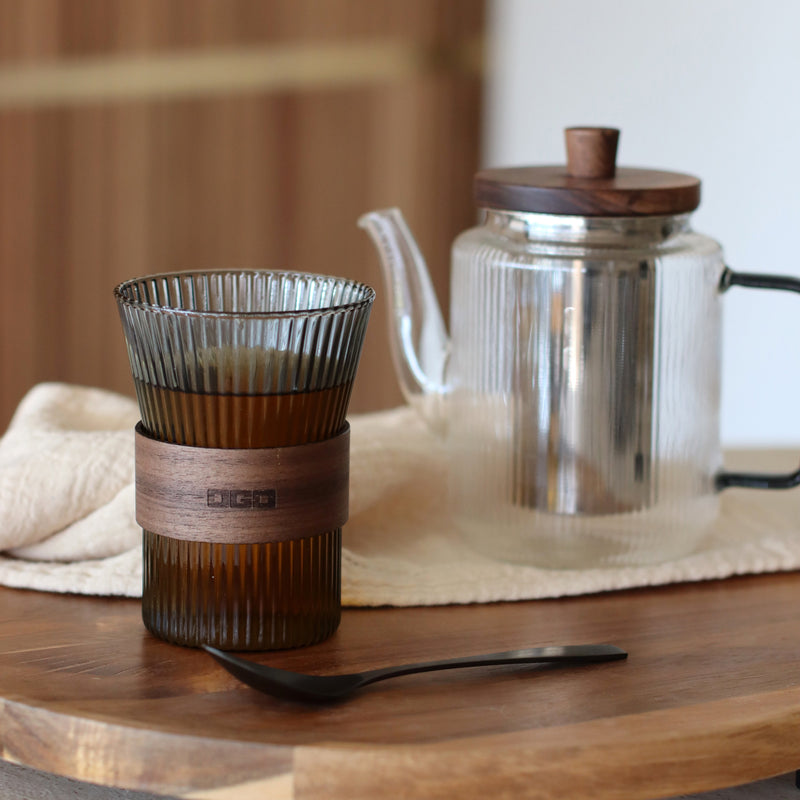 Lot De 2 Tasses Graphite - Verre Borosilicate - Karl - 250Ml