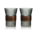 Lot De 2 Tasses Graphite - Verre Borosilicate - Karl - 250Ml