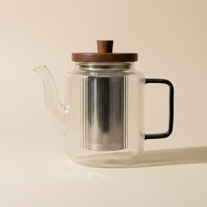 Théière - Karl - Verre Borosilicate - Graphite - 550Ml