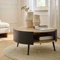 Eklo - Table Basse 2 Niveaux - Noir