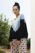 The Paolo Tie And Dye Sweatshirt Black