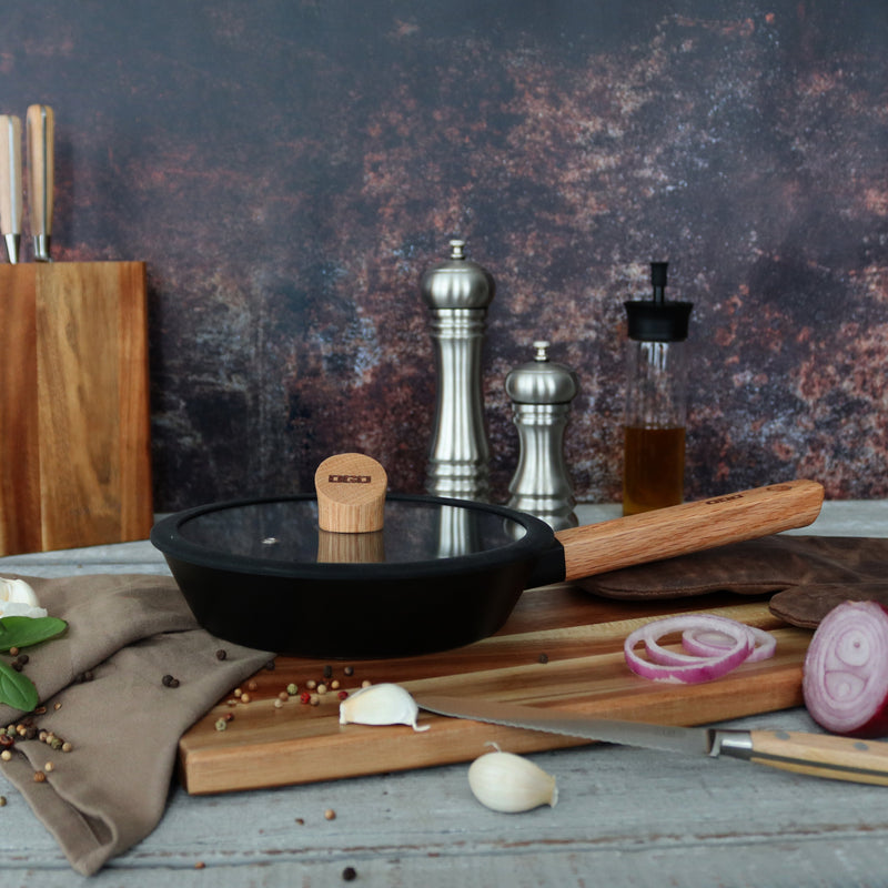 Poêle - Ector - Aluminium - Noire - 20Cm