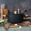 Faitout - Ector - Aluminium - Noir - 24Cm