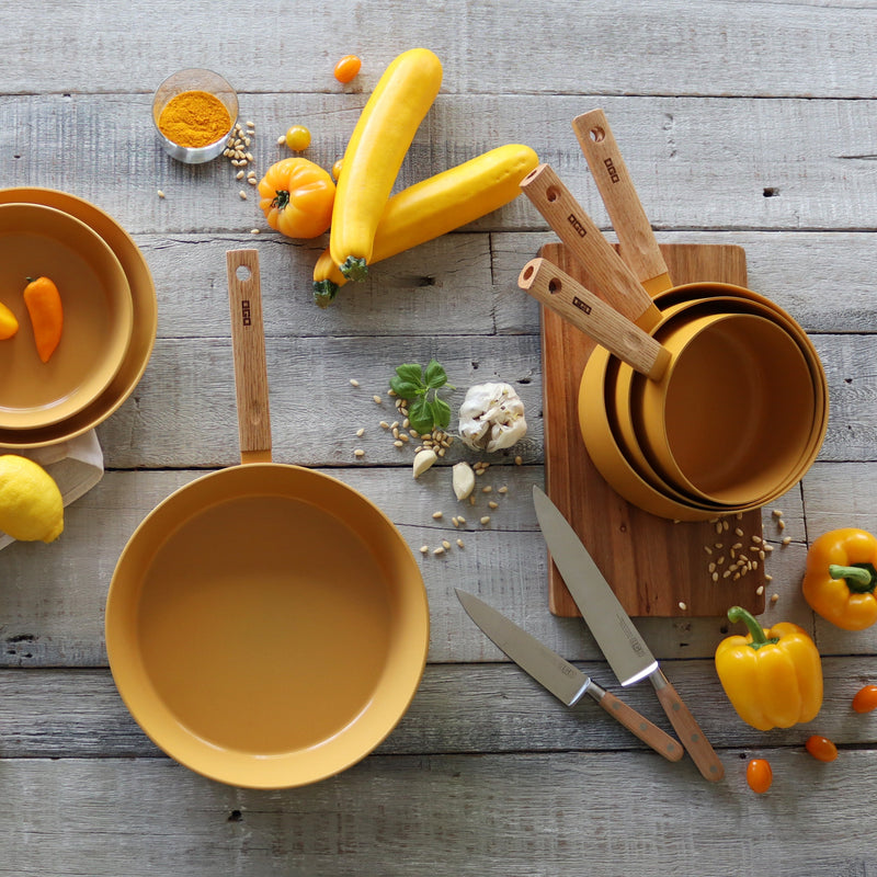 Casserole - Ector - Aluminium - Jaune - 18Cm