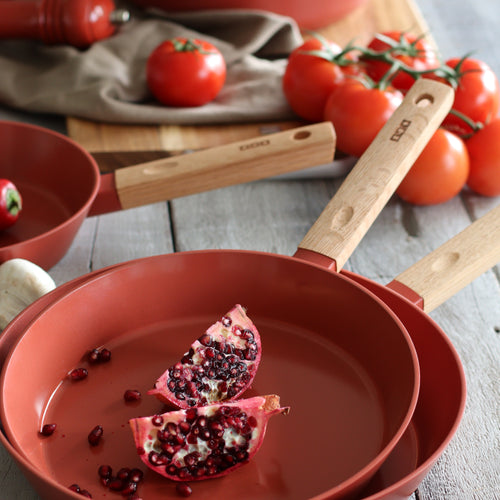 Poêle - Ector - Aluminium - Paprika - 20Cm